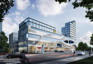 新疆和田策勒縣商場設計項目案例